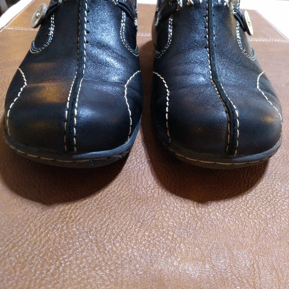 Clarks Bendables Sixty Delta slip-ons, Black - Picture 4 of 9